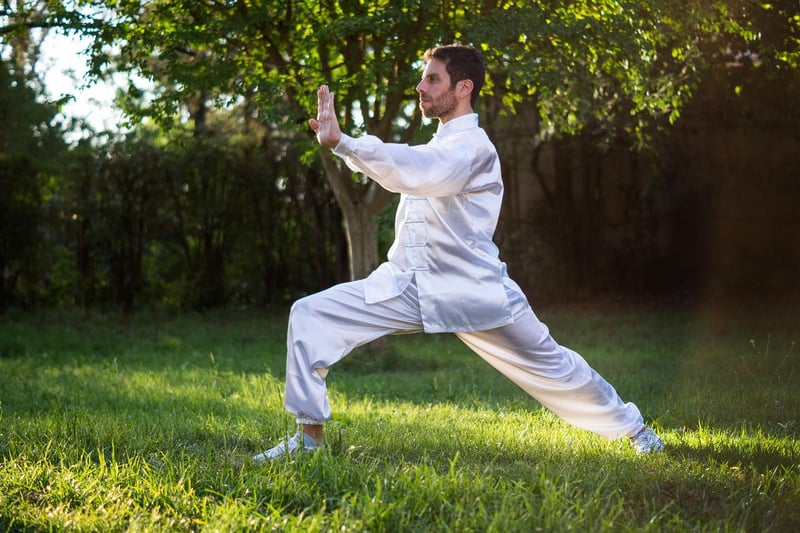 Tai Chi Sunset Image